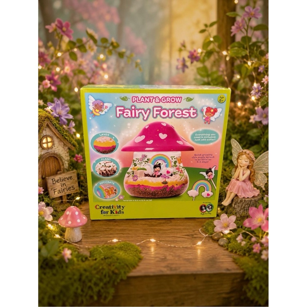 Creativity for Kids Plant & Grow Fairy Forest STEM Kit Age 6+ New Unsealed